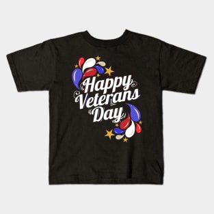 Logo For A Happy Veterans Day Kids T-Shirt